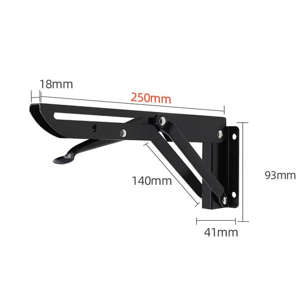 INF Metalliset hyllykannattimet - Heavy Duty K-muotoinen hyllytuki 2 kpl