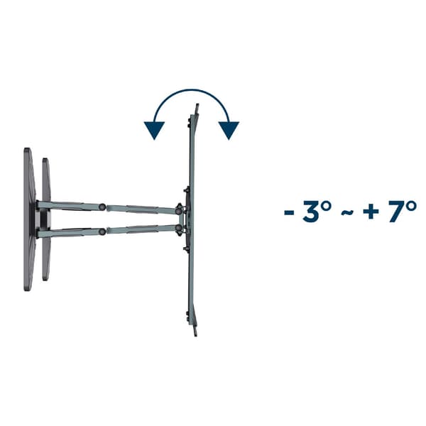 Robust Veggfeste for Store TV-er – Støtter 40" til 80" med Full Bevegelse