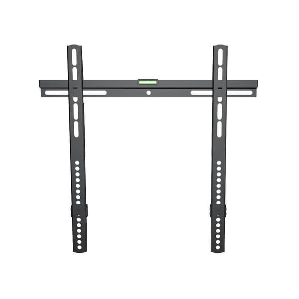 Slank veggbrakett for 32-55" TV-er med fast montering Sort