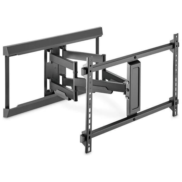 DIGITUS Full-Motion TV Väggfäste - för 37-80" tv-apparater eller bildskärmar - Max. belastning 60 kg - VESA 200x100 till 600x400 - Utdragbar Svart