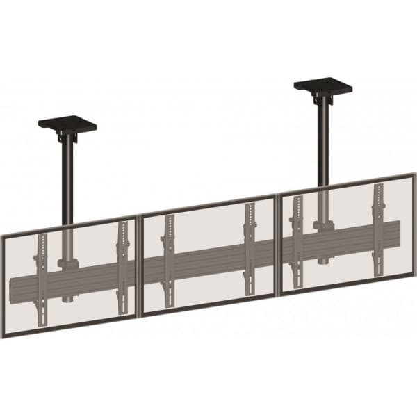 Multibrackets M Menu Board Mount Pro MBC3X1U takfäste för tre 40-65 tums skärmar