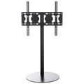 Miniatyrbild 2 av 4: TV-bänk - Märke - Rund eller fyrkantig plattform - Mattsvart - Upp till 65 tum - 40 kg