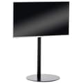Miniatyrbild 1 av 4: TV-bänk - Märke - Rund eller fyrkantig plattform - Mattsvart - Upp till 65 tum - 40 kg