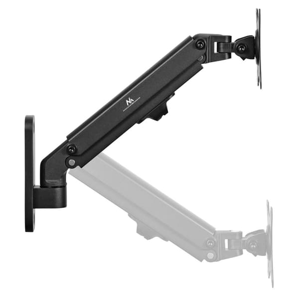 Maclean monitor väggfäste, 17-27'', 7 kg max, gasfjäder, MC-458