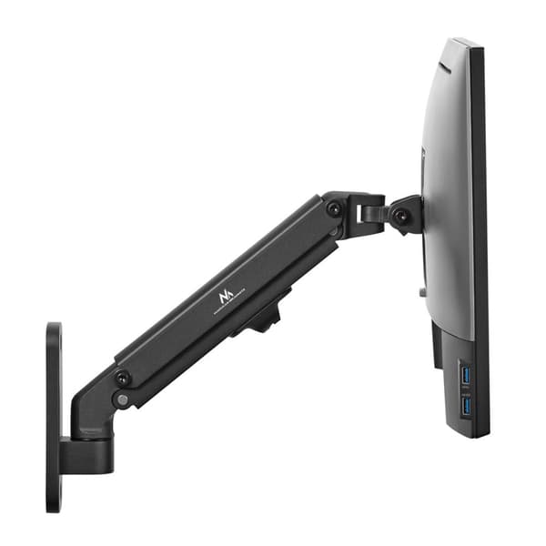 Maclean monitor väggfäste, 17-27'', 7 kg max, gasfjäder, MC-458