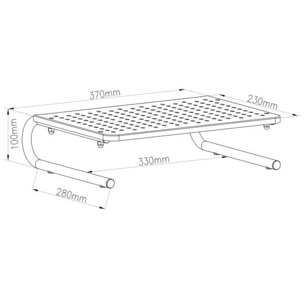 Maclean MC-948 Soporte para Monitor/Portátil para Pantallas 13-32",