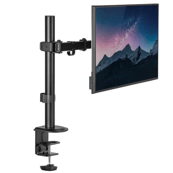 Maclean MC-753N LCD-skærm Skrivebordsmontering 17-32" 9 kg VESA 75x75 100x100 Enkeltarm Udtrækkelig Justerbar