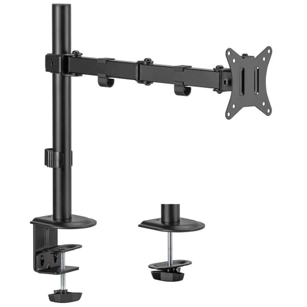 Maclean MC-753N LCD-skærm Skrivebordsmontering 17-32" 9 kg VESA 75x75 100x100 Enkeltarm Udtrækkelig Justerbar