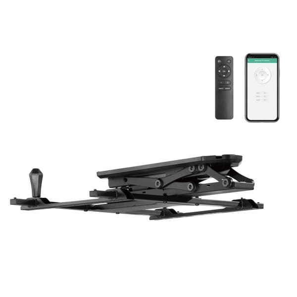Maclean elektrisk loftbeslag til TV, TUYA støtte, max VESA 600x400, til skrå vægge, fjernbetjening, 32"-70", 35kg, MC-880T