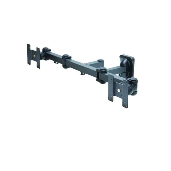 Stöd vägg för 2 LCD-skärmar - NEWSTAR - FPMA-W960D - Svart - 10"-27" - Lutas