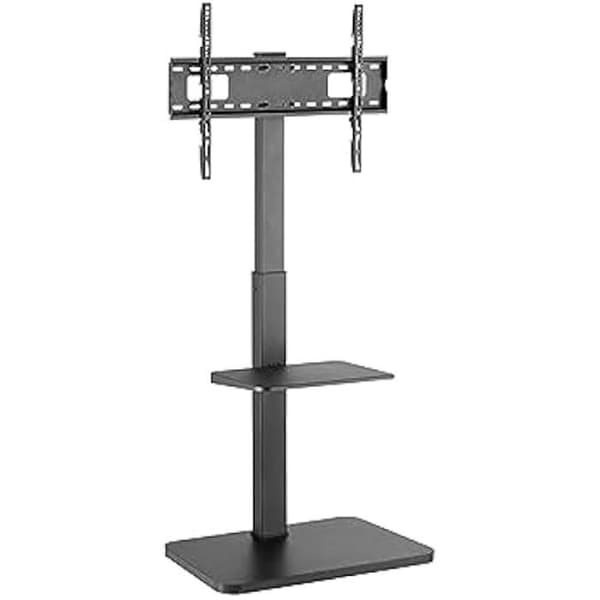 TV Golvstativ - UTRUSTNING - 37"-75" - Tiltbar - Metall - Svart