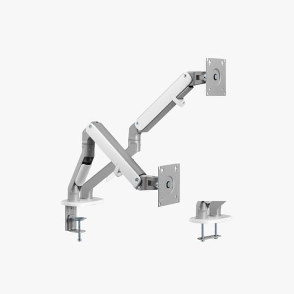 Alterzone Arm Chroma Duo Monitor Arm, Hvid