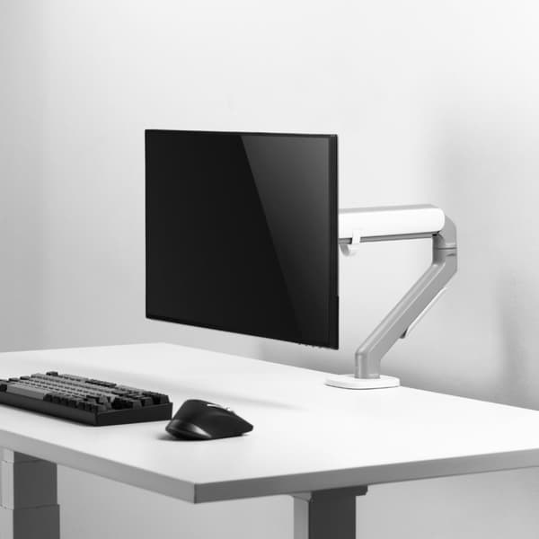 Alterzone Arm Chroma Enkelt Monitor Arm, Hvid