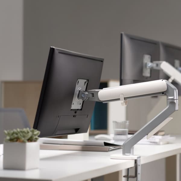 Alterzone Arm Chroma Enkelt Monitor Arm, Hvid