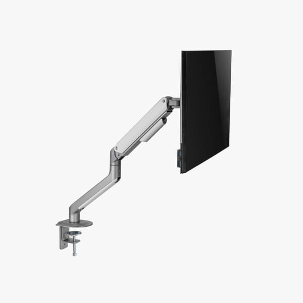 Alterzone Arm Lift Enkelt Monitor Arm, Hvid