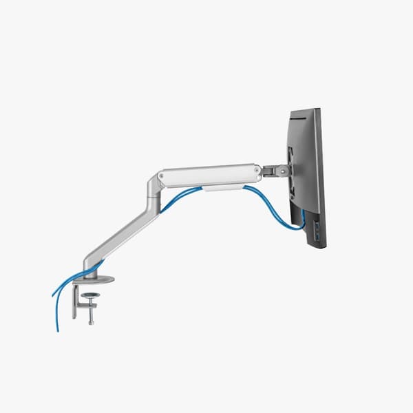 Alterzone Arm Lift Enkelt Monitor Arm, Hvid