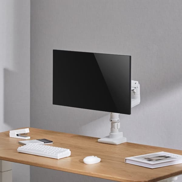 Alterzone Arm Luxe Heavy-duty monitorivarsi, valkoinen