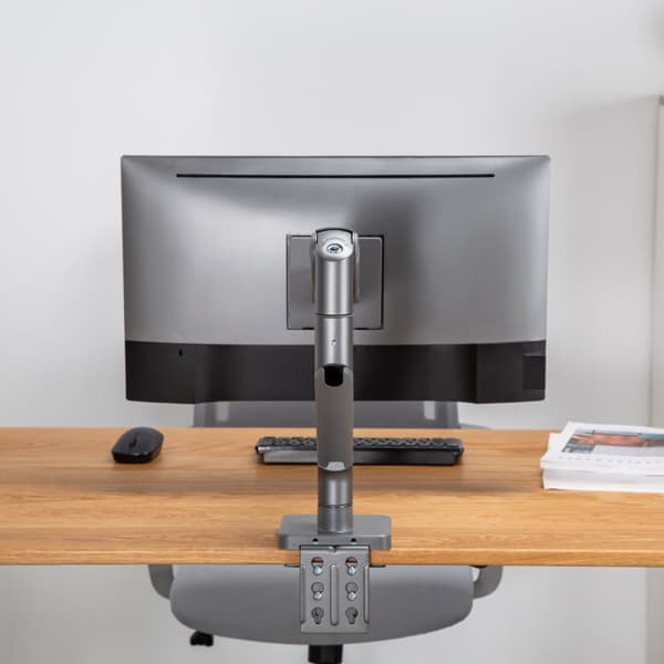 Alterzone Arm Momentum Kraftig Enkel Monitorarm, Grå