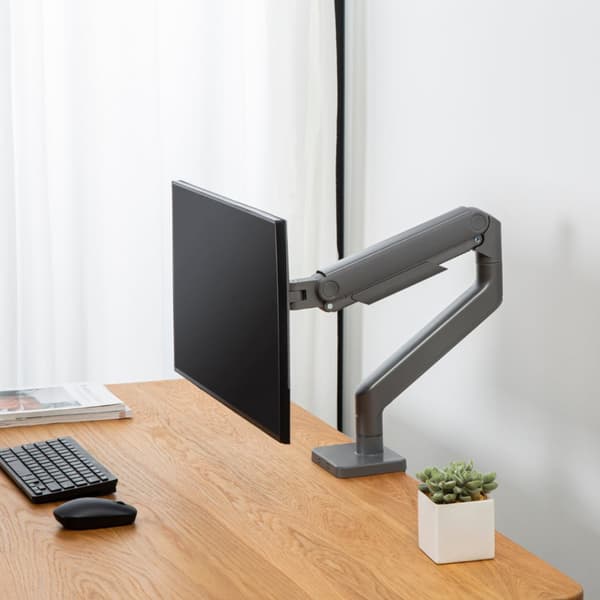 Alterzone Arm Momentum Kraftig Enkel Monitorarm, Grå