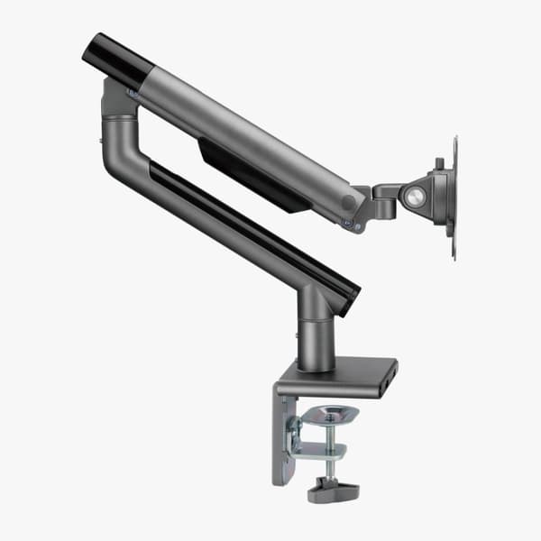 Alterzone Arm One USB alumiininen monitorivarsi 17"-32" näytöille, 2 x 3.0 USB-porttia, tähtiharmaa