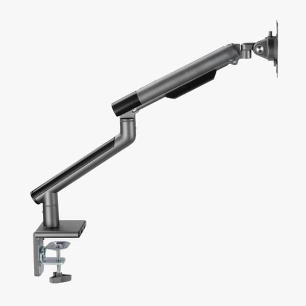 Alterzone Arm One USB alumiininen monitorivarsi 17"-32" näytöille, 2 x 3.0 USB-porttia, tähtiharmaa