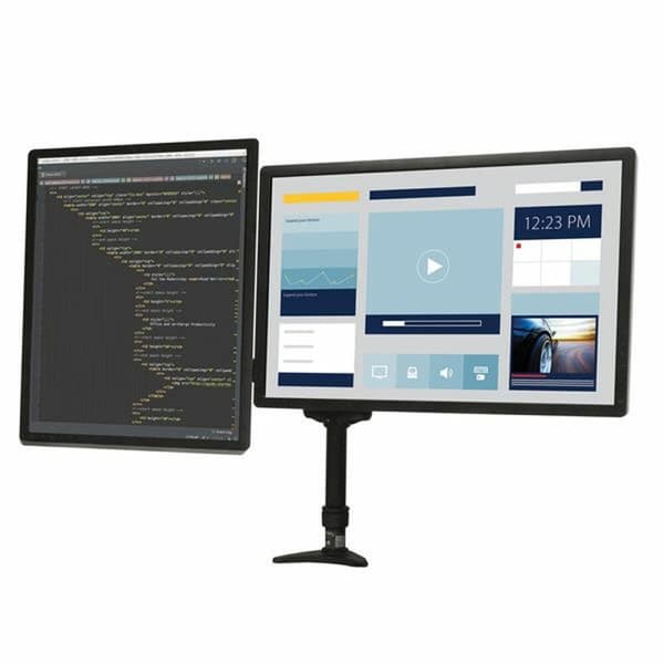 Bordfäste för Skärm Startech ARMDUAL Svart 24"