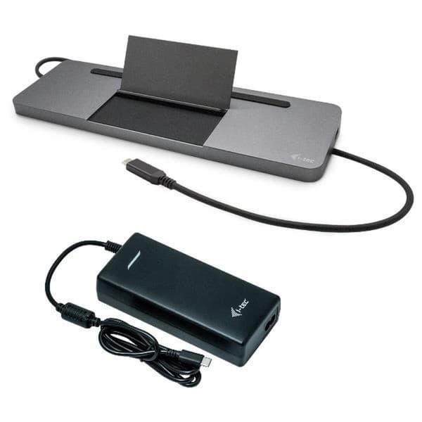 Bärbar laddare i-Tec CHARGER6P52WUK Aluminium Svart