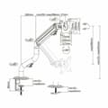Miniatyrbild 8 av 9: TV-fäste Aisens DT32TSR-139 17"-32" 8 kg