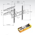 Miniatyrbild 2 av 2: TV-fäste med arm Axil AC0593E 26"-65" 30 Kg 26" 30 Kg