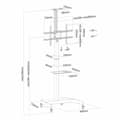 Miniatyrbillede 3 af 3: TV-holder Neomounts PLASMA-M1900E 37" 50 kg