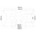 Miniatyrbillede 2 af 3: Wall plate Neomounts FPMA-VESA400 35 kg