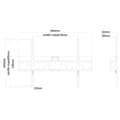 Miniatyrbillede 3 af 3: TV-holder Neomounts LFD-W1640MP 75" 37" 35 kg