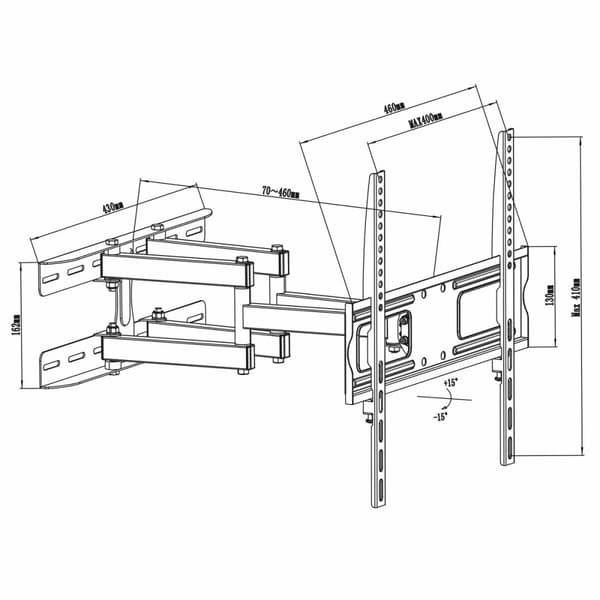 TV-holder MacLean MC-760 32" 55" 26" 30 Kg