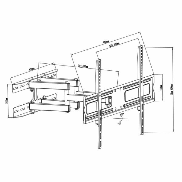 TV-holder MacLean MC-762 70" 37" 30 Kg