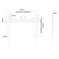 Miniatyrbillede 2 af 3: TV-holder Neomounts LED-W600BLACK 75" 37" 35 kg