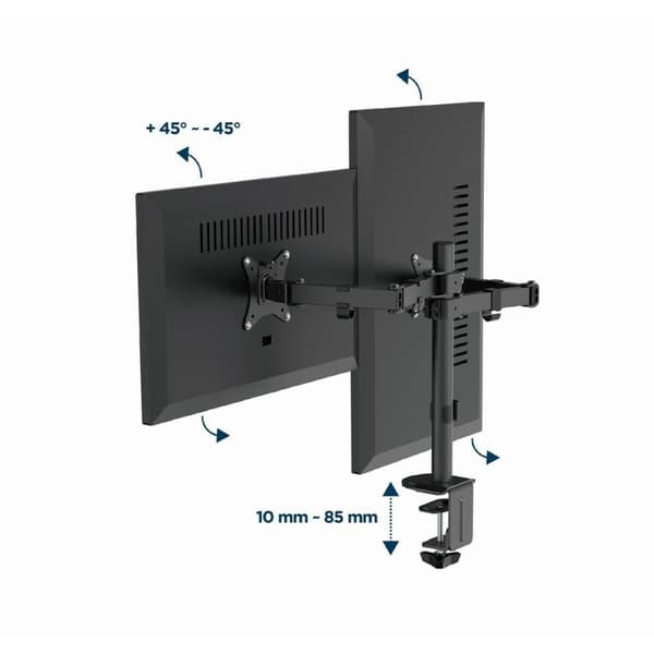 Skærm bord støtte GEMBIRD MA-D2-03 17" 32"