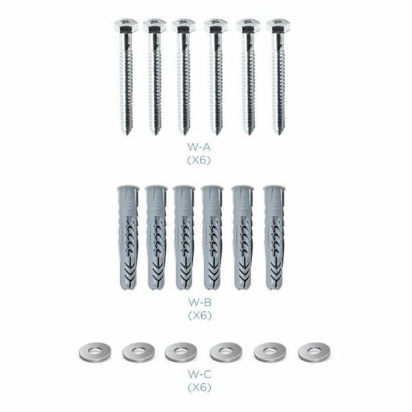 Veggbrakket TooQ LP42100T-B 60" 100"