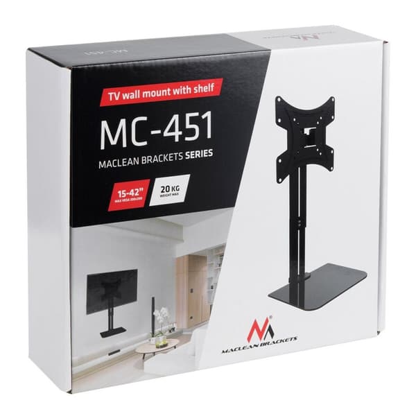 Seinäteline MacLean MC-451 15" 42"