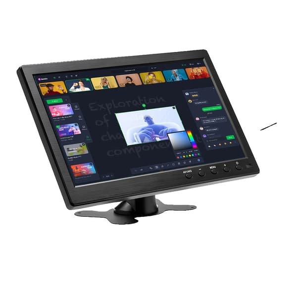 10,1 tuuman LCD HD -autonäyttö, kaksi videoliitäntää, energiatehokas