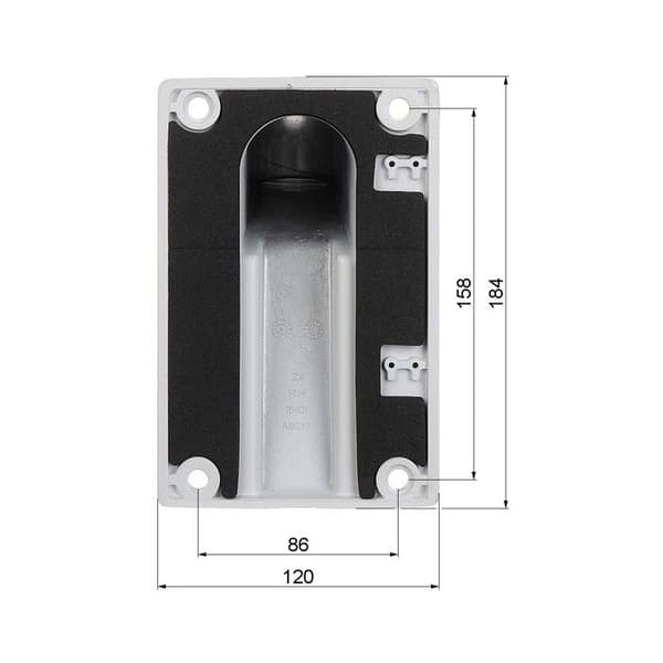 HIKVISION Stöd mural DS-1273ZJ-140-DM45 Vit