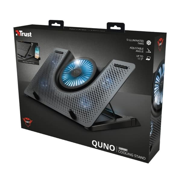 Seinäteline Trust GXT 1125 Quno Musta 40 x 5 x 28 cm