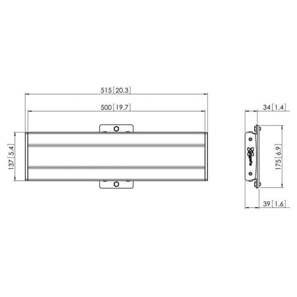 Vogels Pfb3405 Connect-it Interface Bar 515 Mm Tv-bänk Svart Max 53 kg