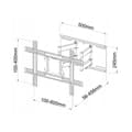 Miniatyrbillede 4 af 4: TV-holder ART AR-87 80" 60 Kg