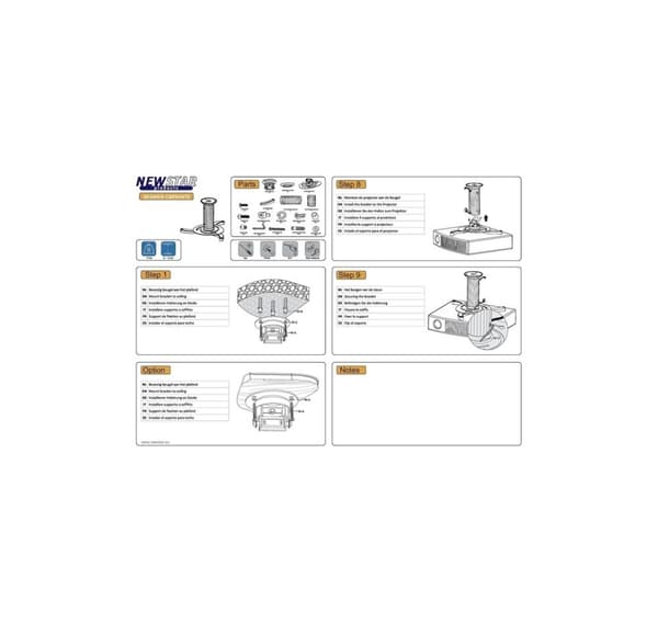 Projektor acc loftmontering/beamer-c80white, Neomounts