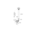 Miniatyrbild 4 av 8: Tv-apparat acc takfäste 10-26/fpma-c100white, Neomounts