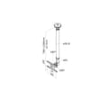 Miniatyrbild 6 av 8: Tv-apparat acc takfäste 10-26/fpma-c100white, Neomounts
