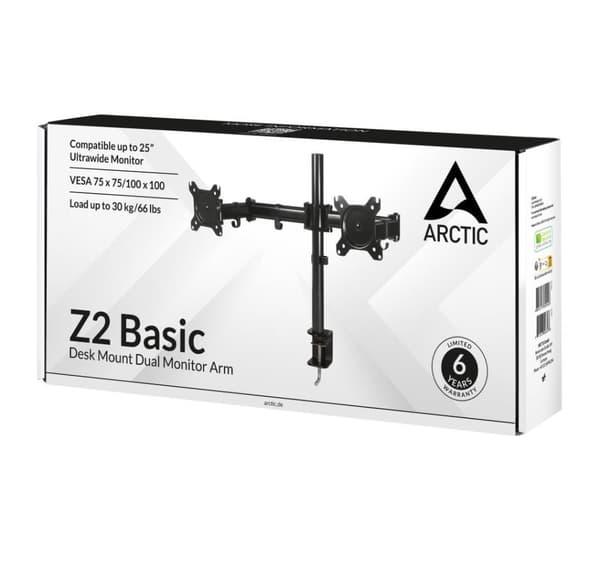 Monitor acc arm z2 basic/dual aemnt00040a, Arctic