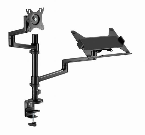 Display acc monteringsarm/nbtray ma-da-04, Gembird Sort