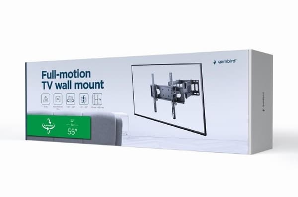 TV-apparat acc vægbeslag 32-55"/wm-55st-04, Gembird