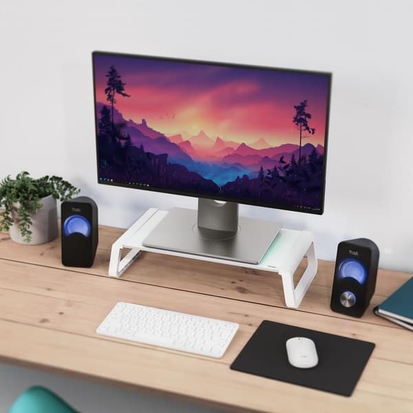 Monitor acc stander monta/glas wht 25351, Trust
